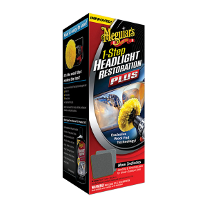 Poleringssats strålkastare Meguiars 1-Step Headlight Restoration Kit