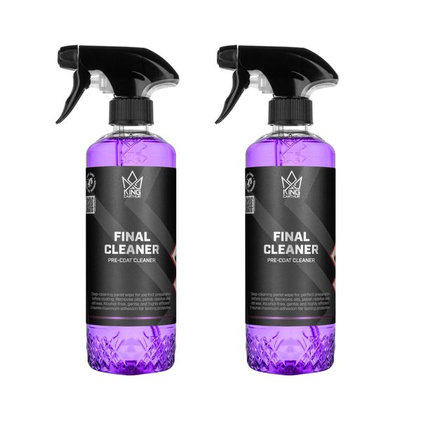 Djuprengöring KING CARTHUR Final Cleaner, 500 ml, 2 x 500 ml
