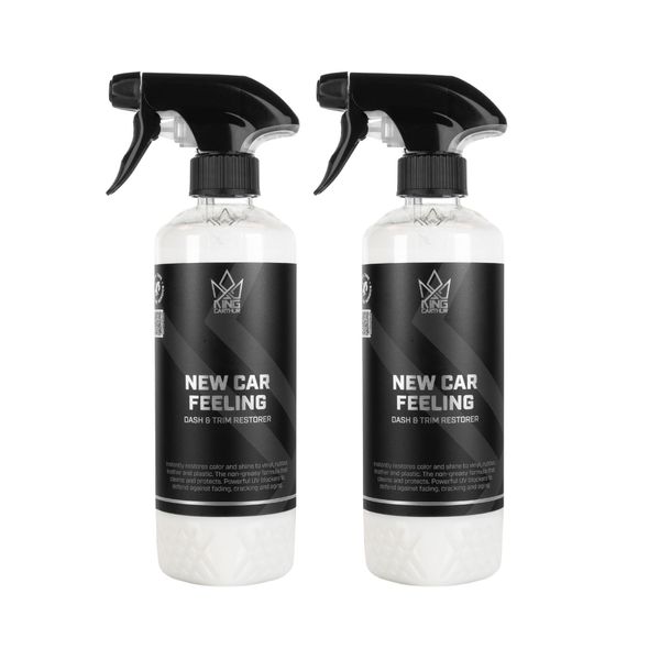 Plastbehandling KING CARTHUR New Car Feeling, 500 ml, 2 x 500 ml