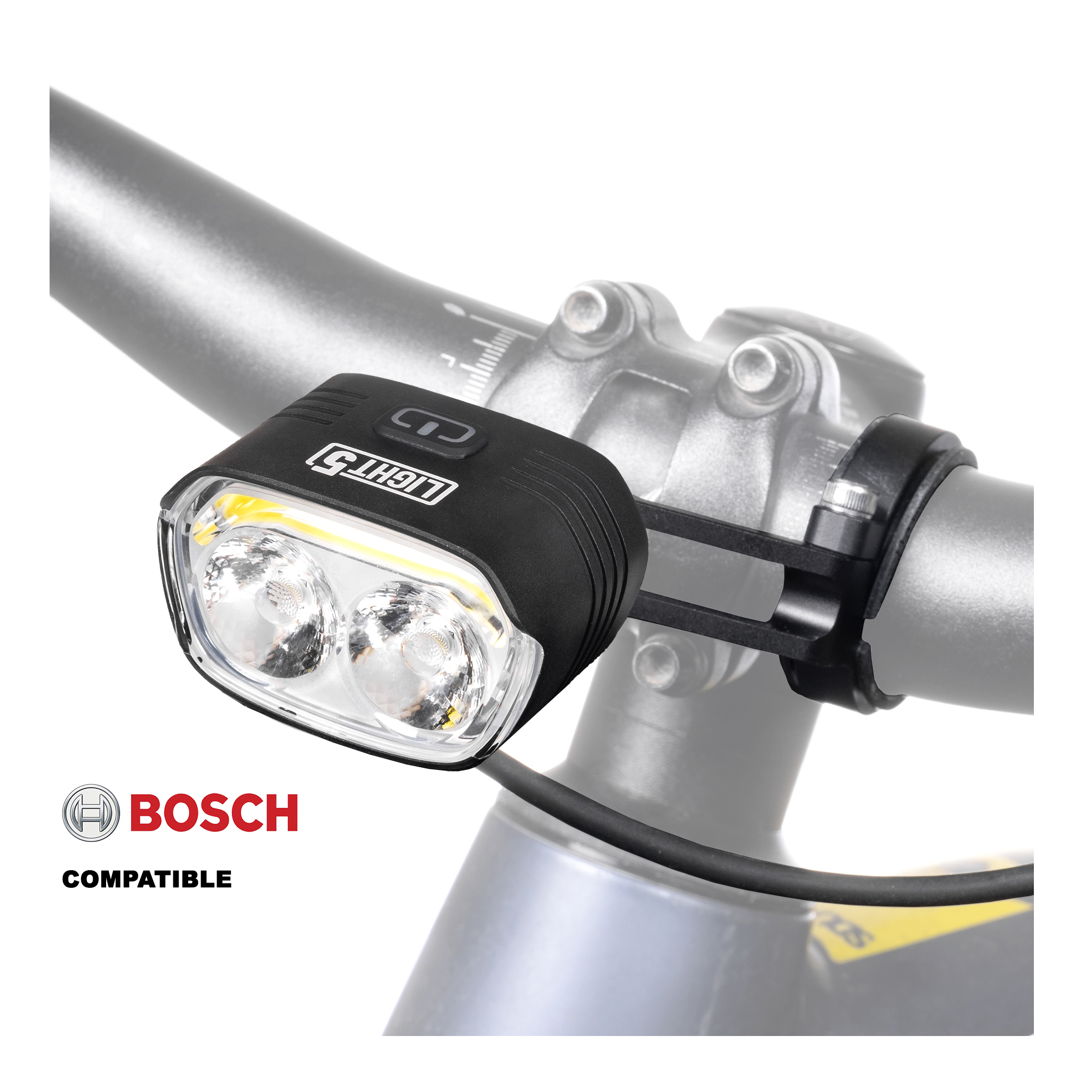Läs mer om Cykellampa för elcykel Light5 EB2000, Bosch, 2000 lm, Endast framlampa, CX Gen4 / Active Line