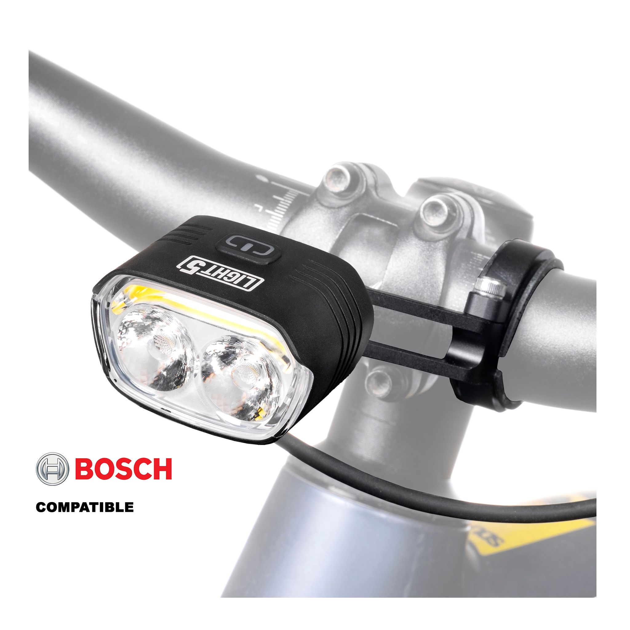 Läs mer om Cykellampa för elcykel Light5 EB2000, Bosch, 2000 lm, Endast framlampa, Smart System BES3