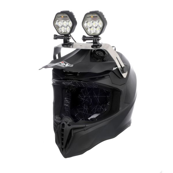 Snowmobile light/helmet light LUMONITE Navigator2 - 4195 lm / Rechargeable, 2 x light + battery + bracket afbeelding 1