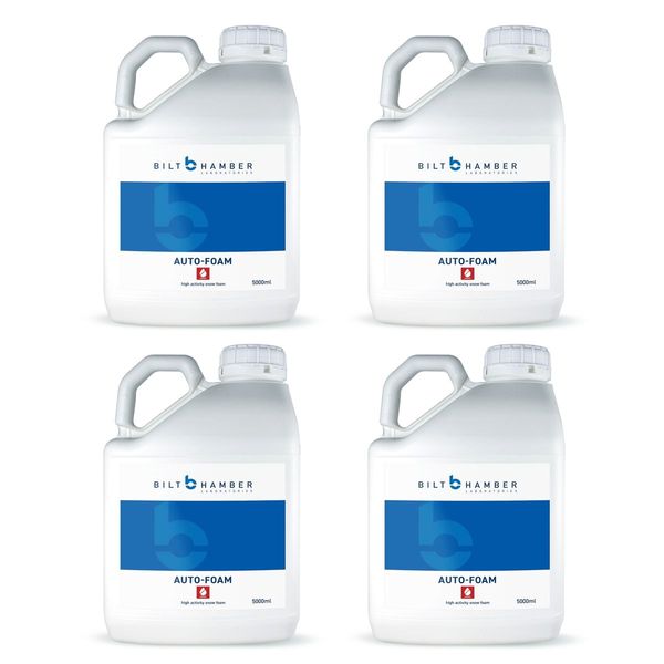Esipesuaine BILT HAMBER Auto Foam - Vaahdotettava / Vahaturvallinen, 4 x 5000 ml