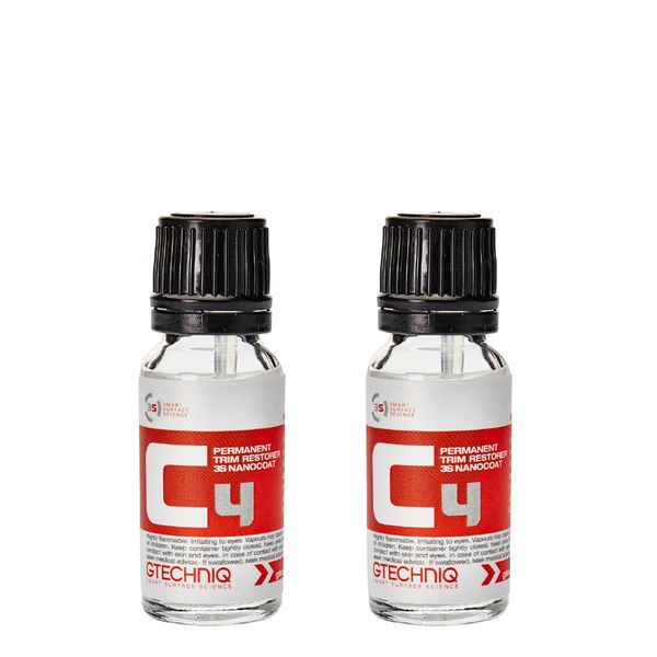 Muovipinnoite Gtechniq C4 Permanent Trim Restorer, 2 x 15 ml