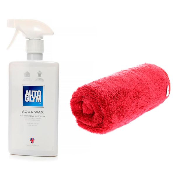 Quick Detailer Autoglym Aqua Wax, 500 ml, Vaha + Kiillotusliina