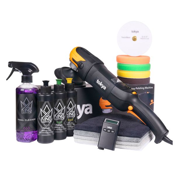 Poleringspaket TOKYA RP8 DELUXE - Roterande, DELUXE