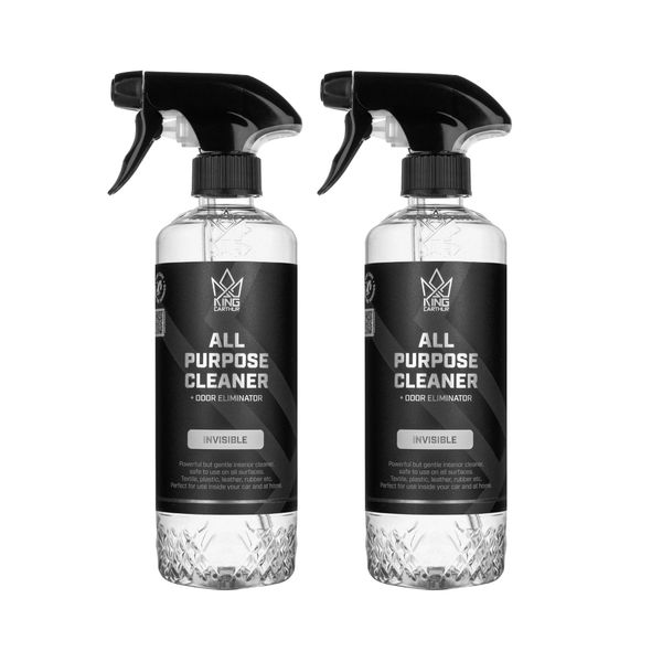 Interiörrengöring KING CARTHUR APC + Odor Eliminator Invisible, 500 ml, 2 x 500 ml