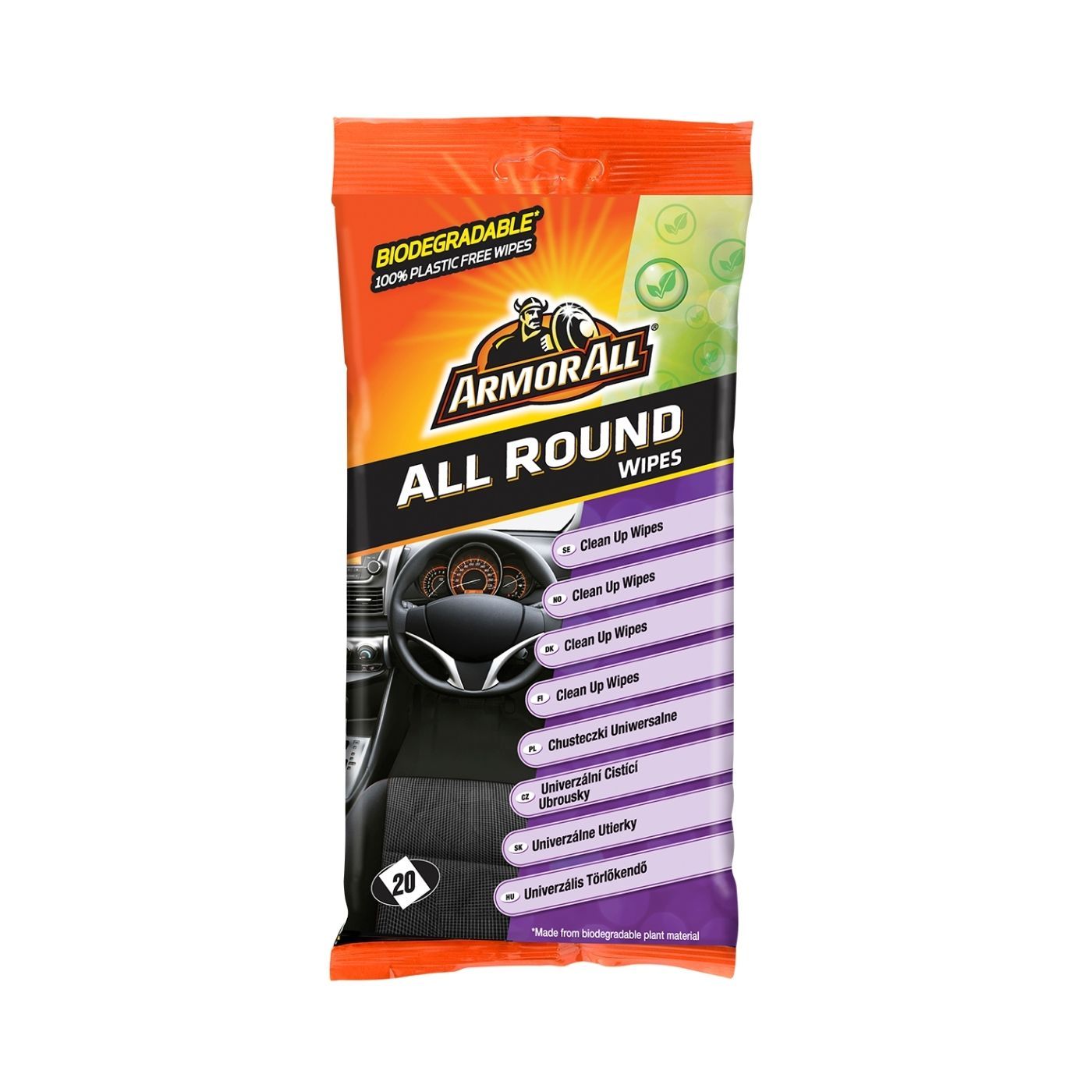 Armor All Cleaning Wipes, Heavy Duty - 25 wipes