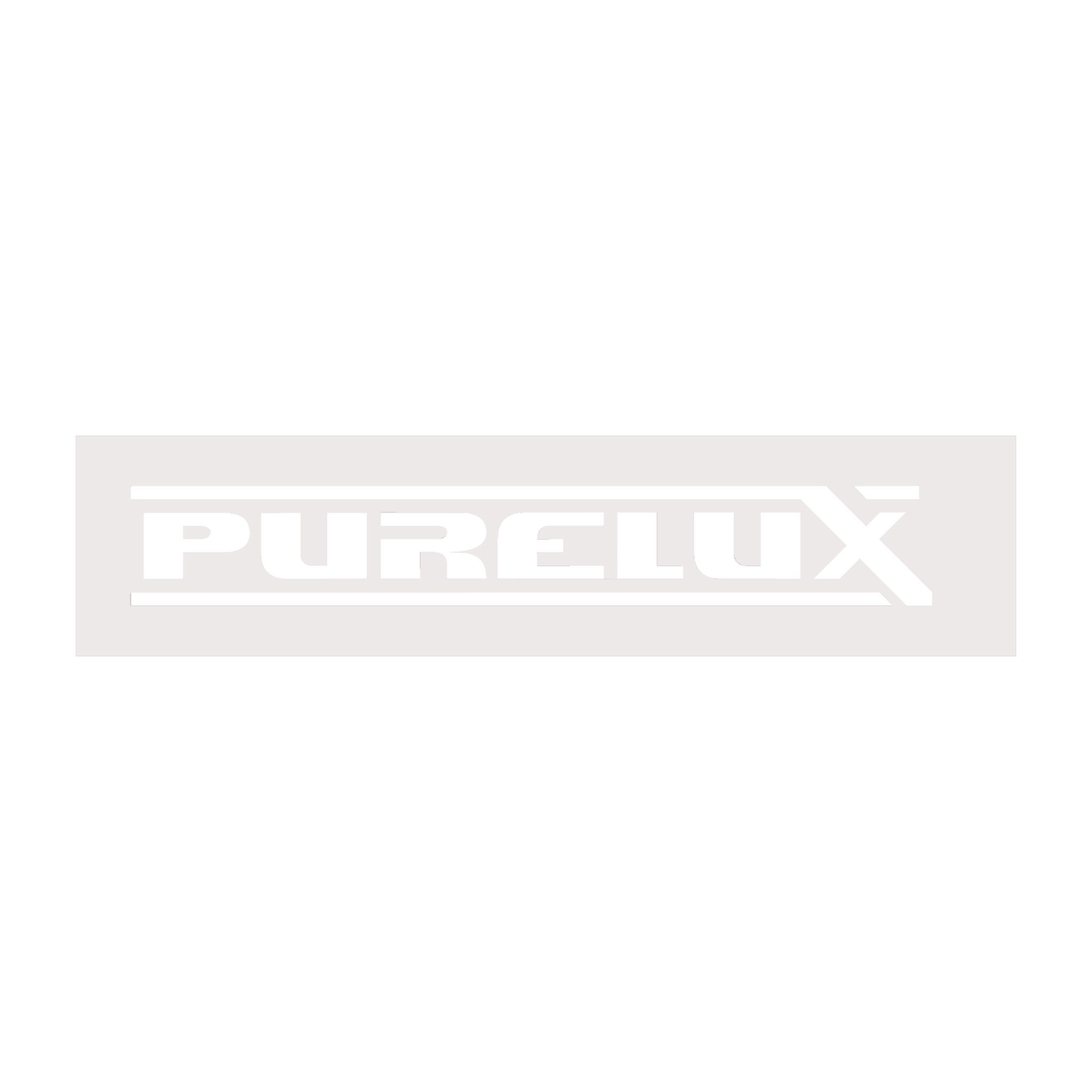 Klistermärke Purelux White Logo, Large x 1 st