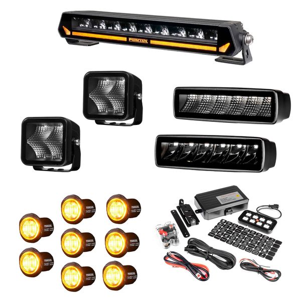 Light set for ATV PURELUX ATV Valodition, With warning lights afbeelding 1