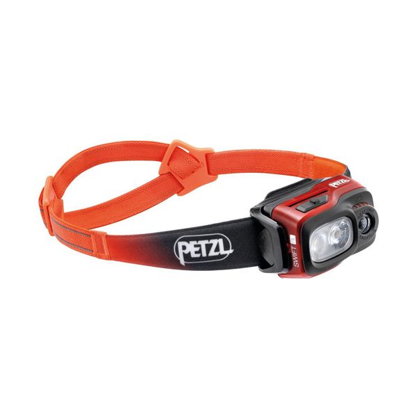 Hodelykt Petzl Swift RL - 1100 lm / Oppladbar, Oransje