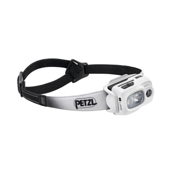 Hodelykt Petzl Swift RL - 1100 lm / Oppladbar, Hvit