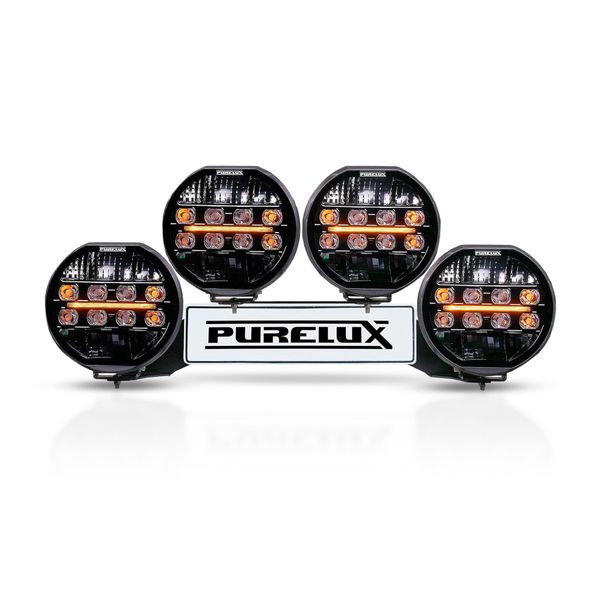Auxiliary light kit Purelux WRC 8, 800W / 41 000 lm - Complete set, WRC 8, 41 900 lm afbeelding 1