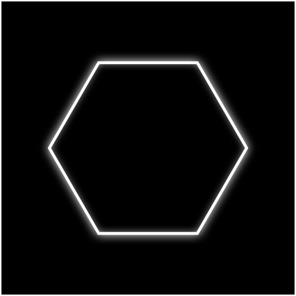 Hexagon-valo Dr Dirt Garage Sky Gen2, Single Hexagon, 105 x 115 cm
