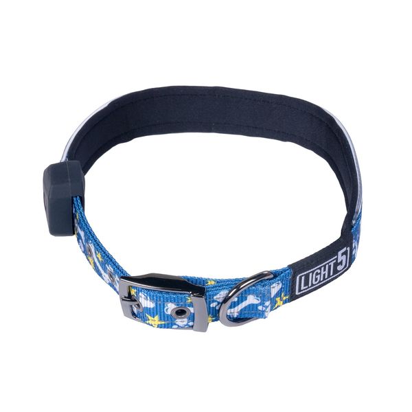 Collar Light5 Doggo Led Collar, Blue, M afbeelding 1