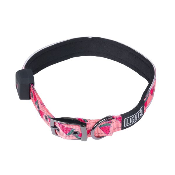Collar Light5 Doggo Led Collar, Pink, L afbeelding