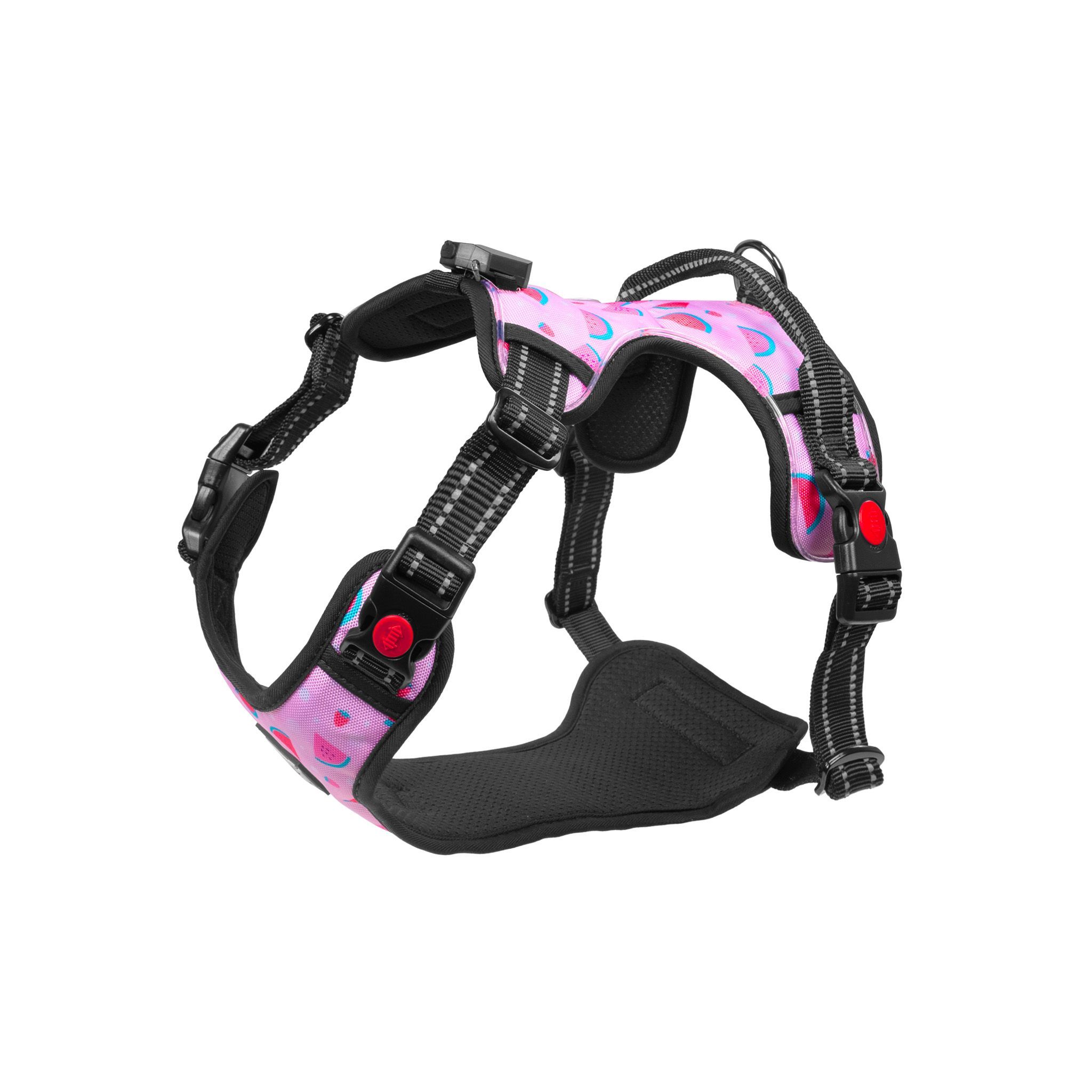 Läs mer om Sele Light5 Doggo LED Harness, Pink, L