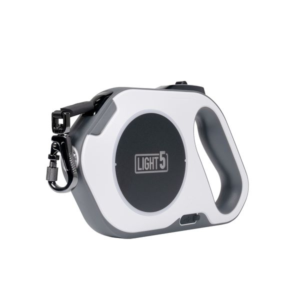 Leash Light5 Doggo Led Leash, 5 m, White afbeelding 1