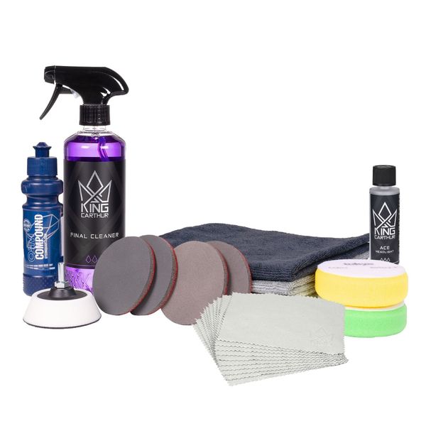 Ajovalojen kiillotussetti - Autodude