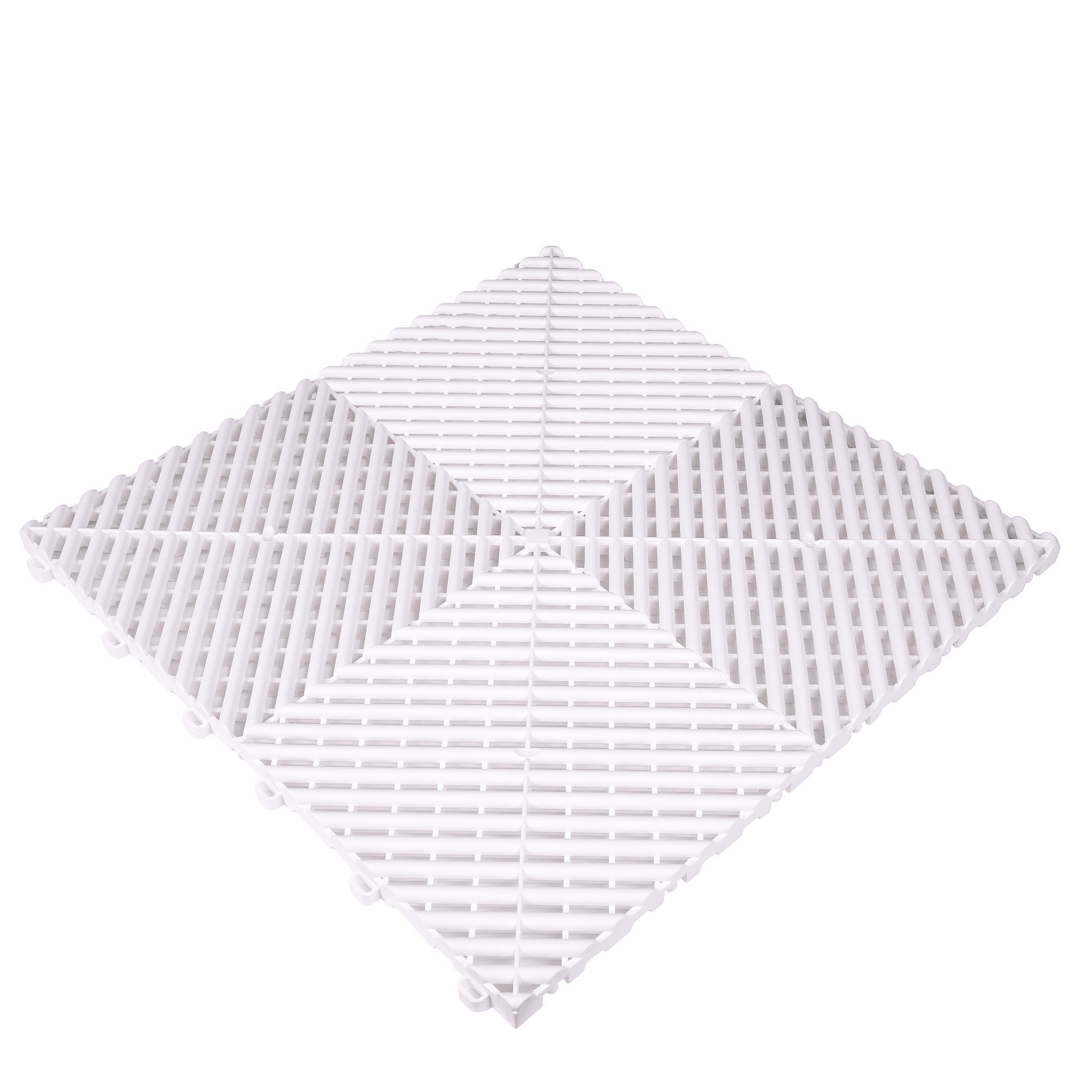 Lattialaatta Dr Dirt Garage Plaza HD (1,92 m²), Valkoinen, 1.92 m² (12 laattaa)