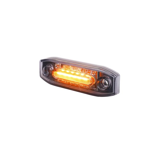 Marker light / Warning light PURELUX Specter 6X - 12/24V / 3W / 78 mm, Amber afbeelding 1