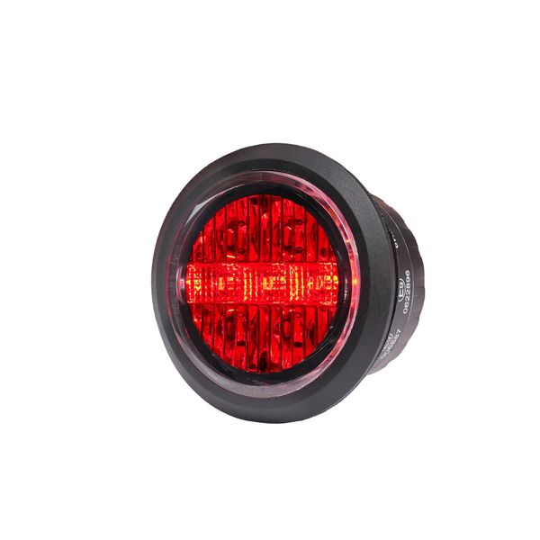 Marker / Warning light PURELUX Specter 7X - 12/24V / 2W / 32 mm, 7RX (Red) afbeelding 1