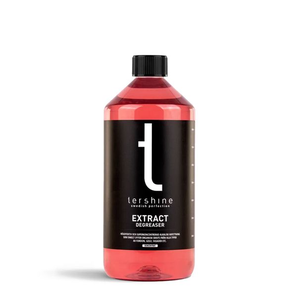 Förtvättsmedel TERSHINE Extract - Skummande / Vaxsäkert, 1000 ml / Flaska