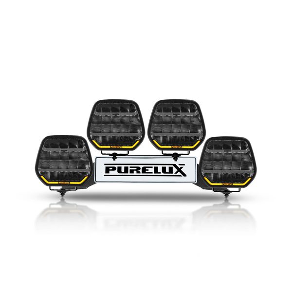 Extraljuspaket PURELUX WRC 12, 840W / 49 000 lm, Svart