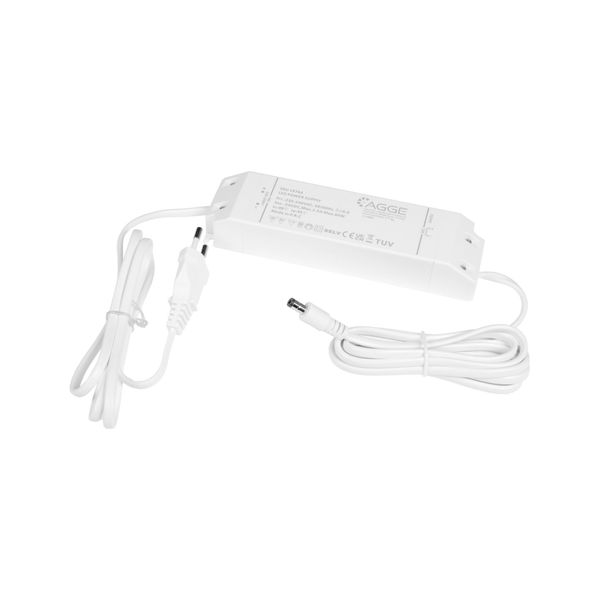 LED strip transformer AGGE 24V, IP20, Max power 60W afbeelding