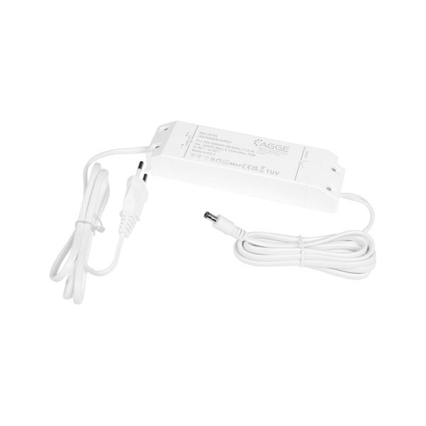 LED strip transformer AGGE 24V, IP20, Max power 75W afbeelding