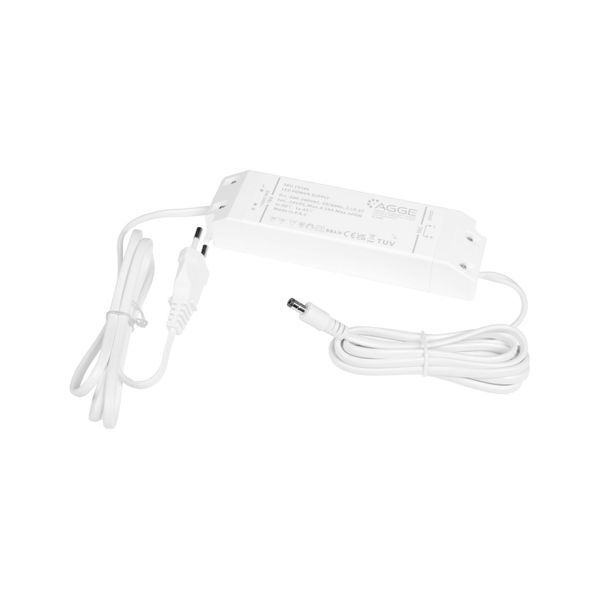 LED strip transformer AGGE 24V, IP20, Max power 100W afbeelding 1
