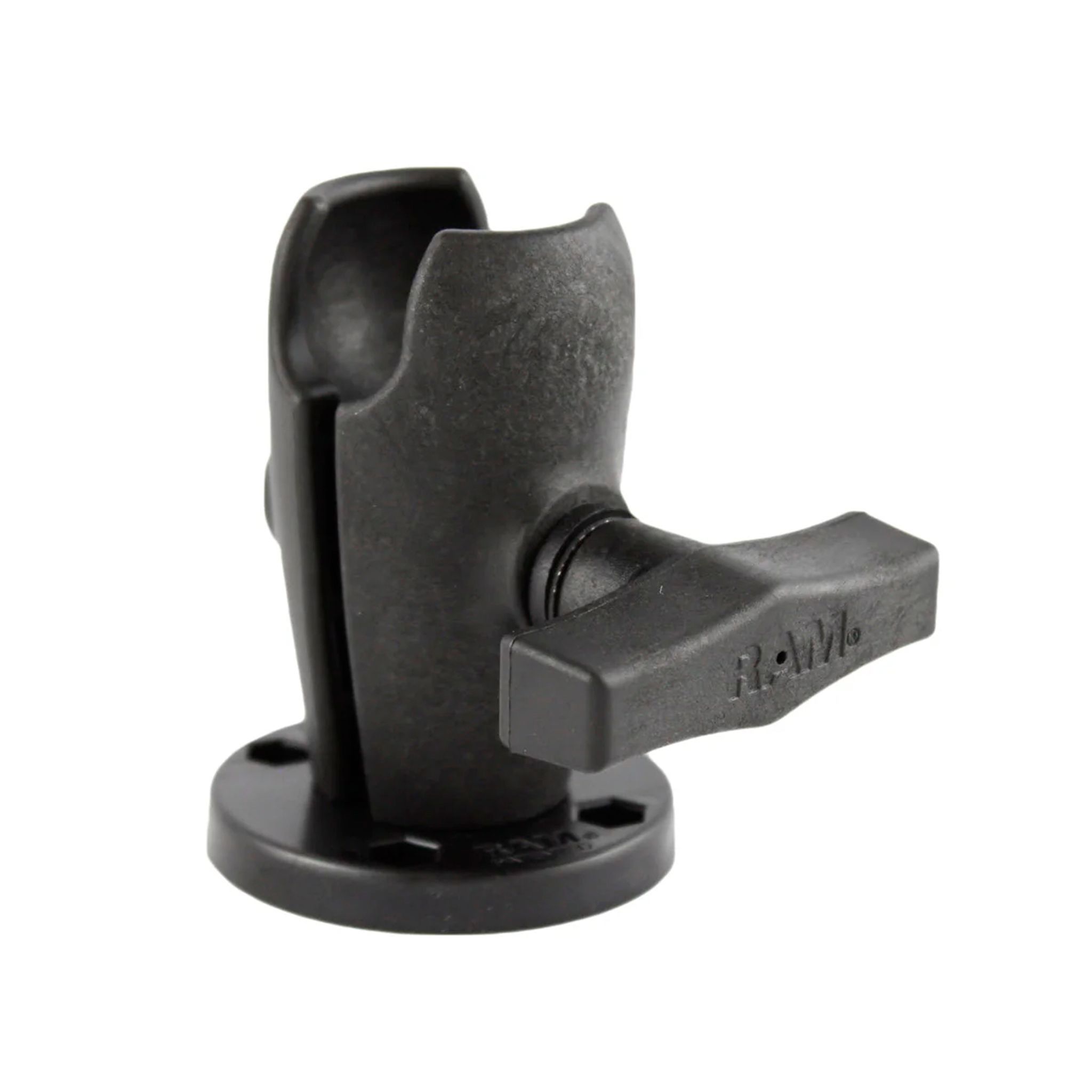 Kiinnike RAM Mounts Single Socket Arm with Round Swivel Plate, B/C-koko, C-koko | Alk. 24,57 €