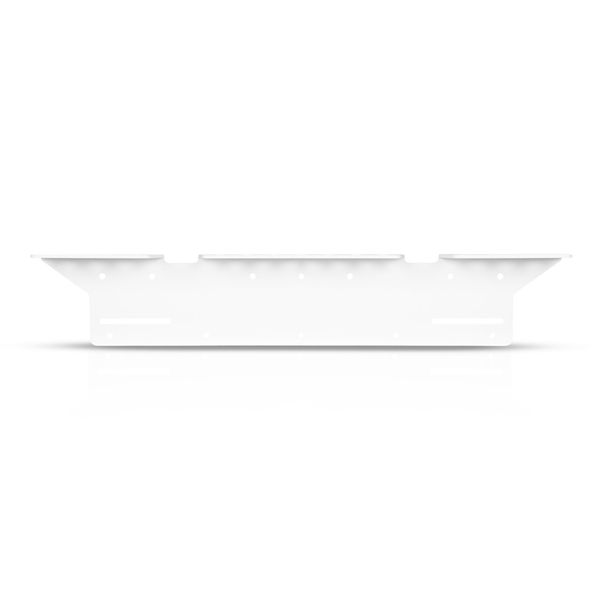 Additional light bracket for EU license plate, Purelux HD, for 3 lights, White afbeelding 1