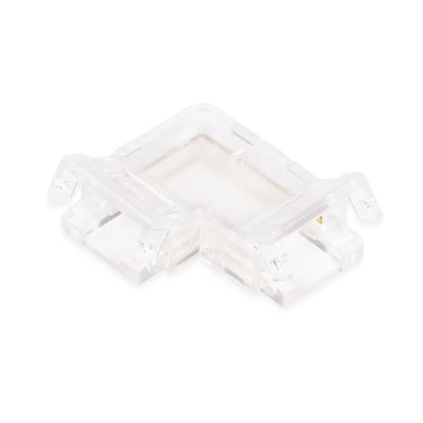 LED strip connector AGGE L-type Connector, For single color 10 mm strips afbeelding