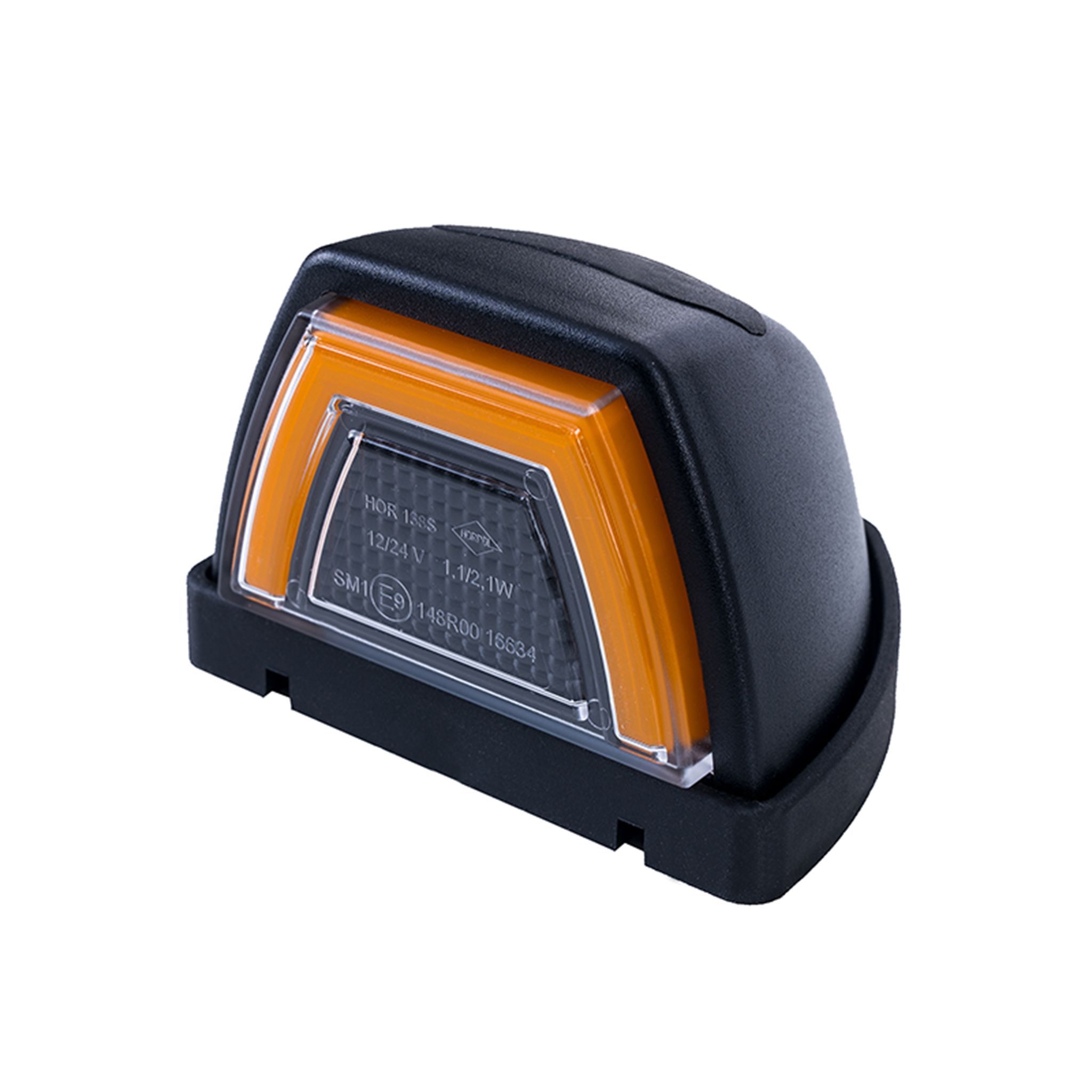 Huomiovalo /Äärivalo Horpol Roof Marker Light - 12/24V / 2.1W / 72 mm, Oranssi | Alk. 14,90 €