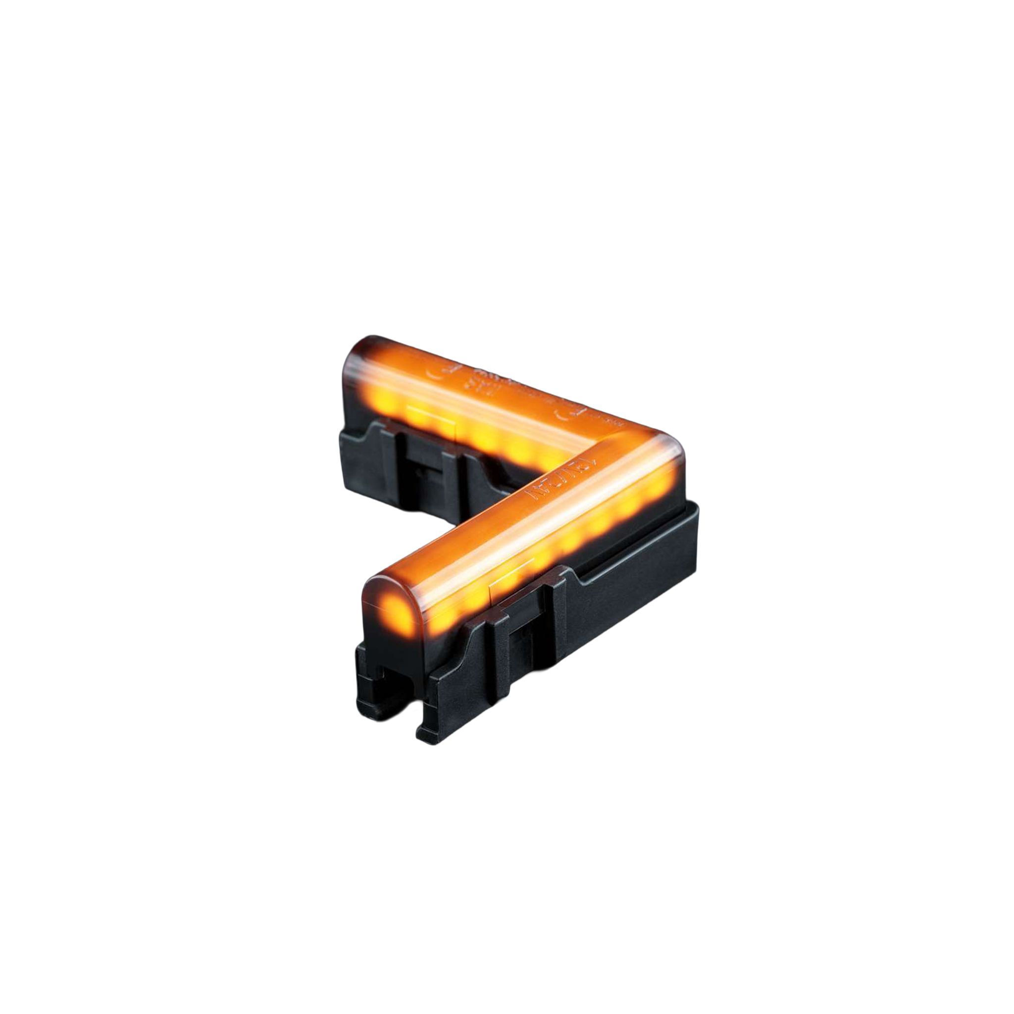 Huomiovalo /Äärivalo Strands Freedom Dark Line Corner - 12/24V / 2W / 63 mm, Oranssi | Alk. 24,90 €