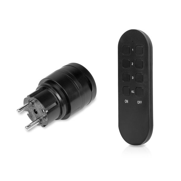 Remote controlled socket AGGE Wireless Remote Control Socket, IP44, Socket + Remote control afbeelding