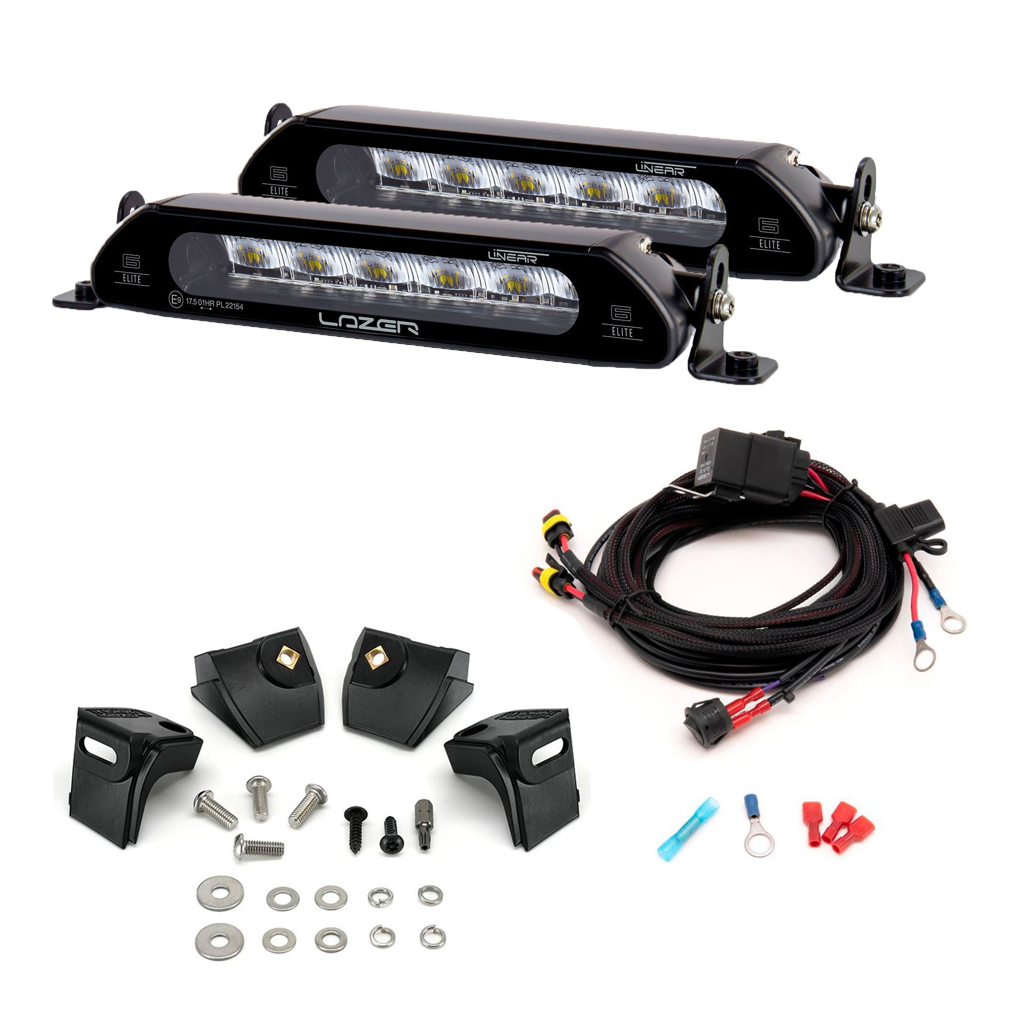 Lisävalosetti Lazer Isuzu D-MAX (2025+), 2 x Lazer Linear 6, 2 x Lazer Linear 6 Elite | Alk. 759,90 €