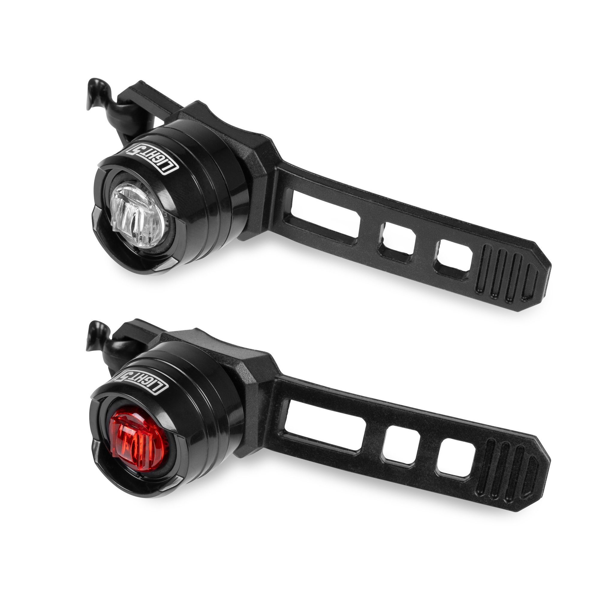Cykelbaklampa Light5 Easy V2 - 2 lm / 1 x CR2032, Baklampa + Framlampa