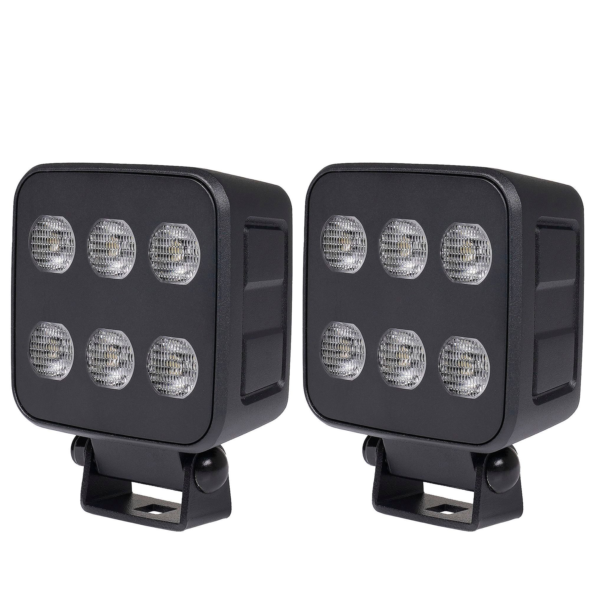 Worklight Purelux Black Raven 44 - 9 cm / 60W / Wide, 2 pcs afbeelding
