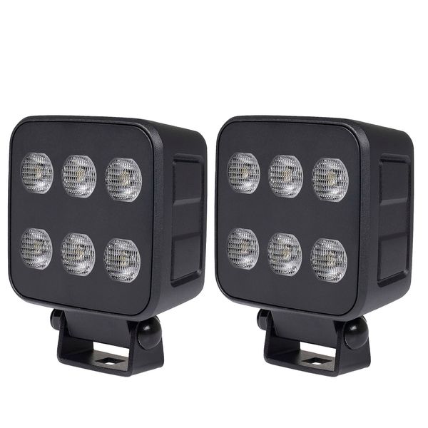 Worklight Purelux Black Raven 44 - 9 cm / 44W / Wide, 2 pcs afbeelding 1