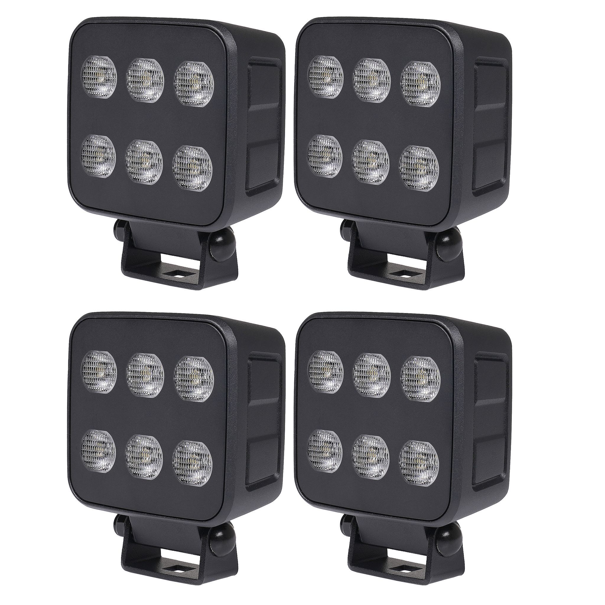 Worklight Purelux Black Raven 44 - 9 cm / 60W / Wide, 4 pcs afbeelding