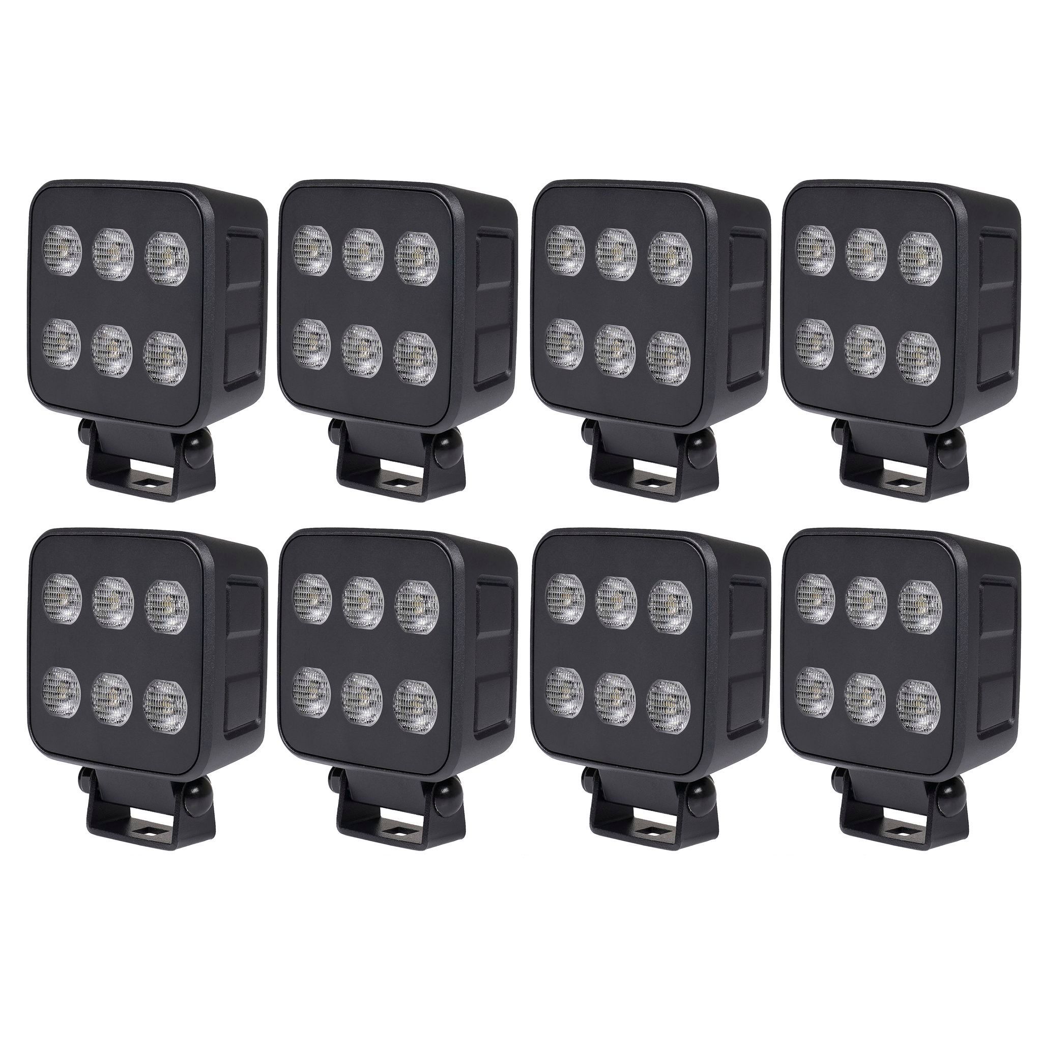 Worklight Purelux Black Raven 44 - 9 cm / 60W / Wide, 8 pcs afbeelding