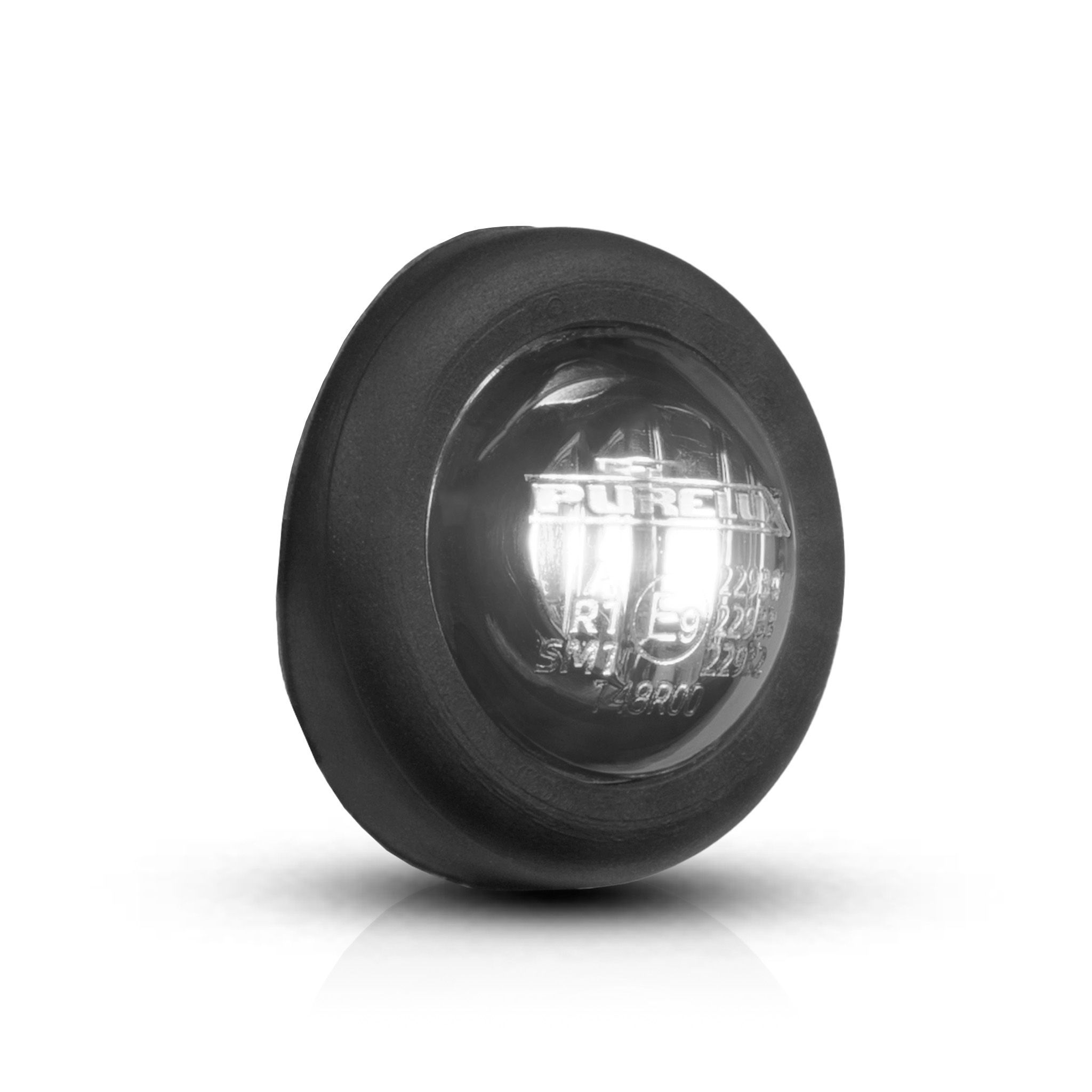 Marker light Purelux Spectre 2X Dark - 12/24V / 1W / 19 mm, White afbeelding