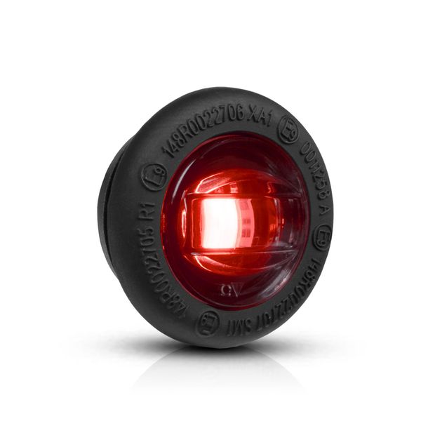 Warning light / Marker light Purelux Spectre 3X Flash - 12/24V / 2W / 19 mm, Red afbeelding 1