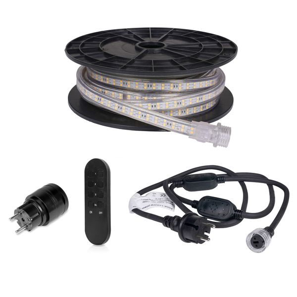 LED strip kit for fence AGGE - Complete set, 10 m afbeelding 1