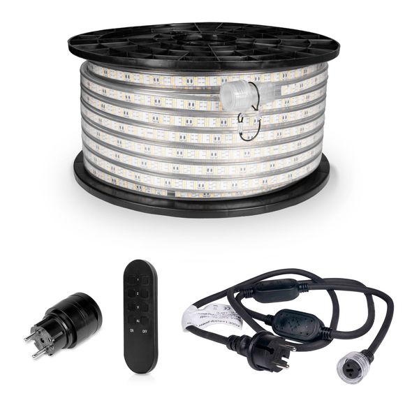 LED strip kit for fence AGGE - Complete set, 50 m afbeelding 1