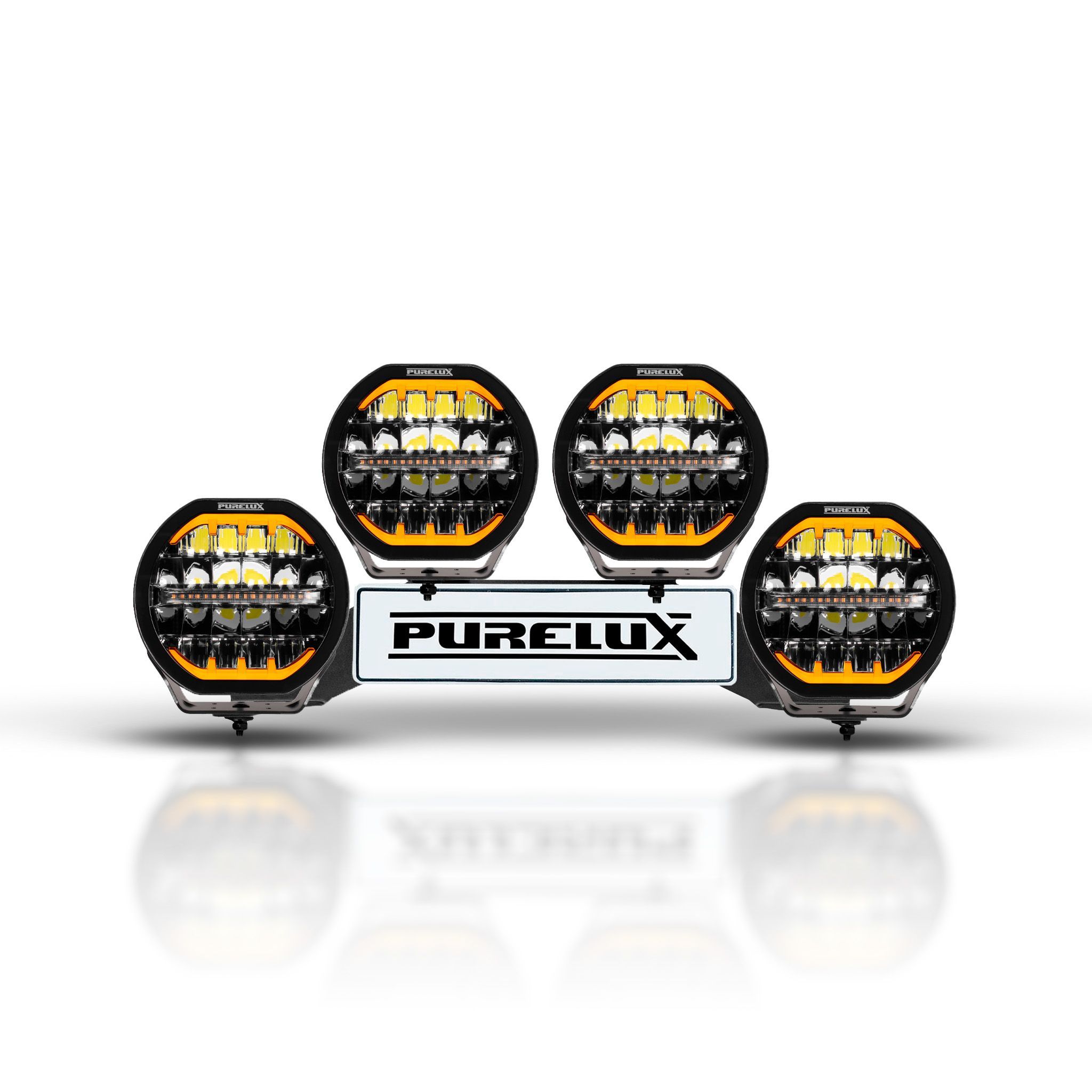 Auxiliary light set Purelux WRC 26, 640W / 46,500 lm - Complete set afbeelding