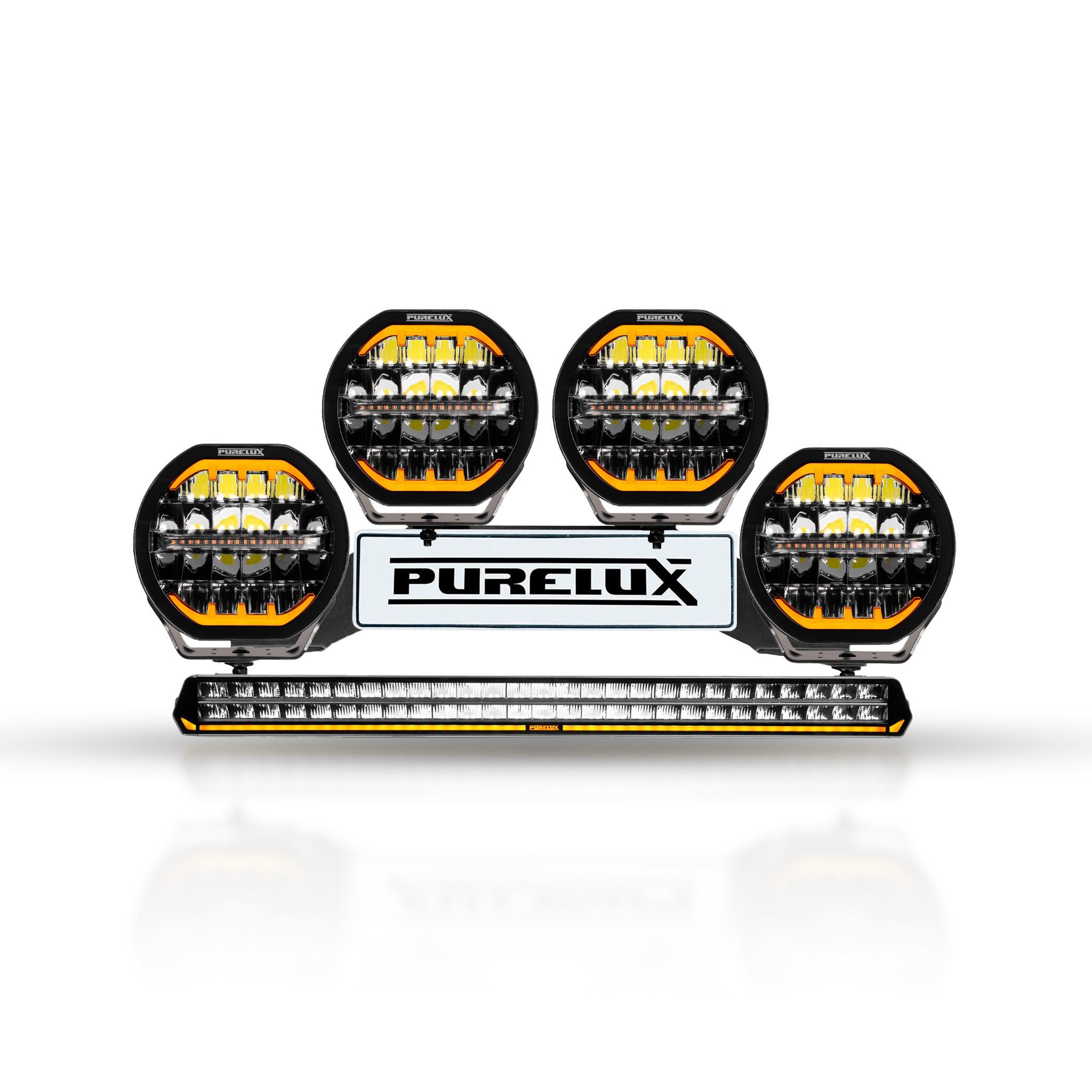 Auxiliary light set Purelux WRC 27, 964W / 68,500 lm - Complete set afbeelding
