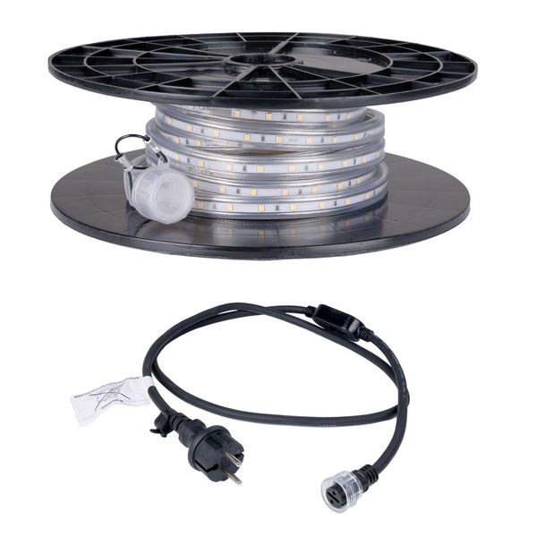 LED-list / Arbetsbelysning AGGE Lite 230V - 400 lm/m, 5 m, LED-list med nätsladd (3000K)